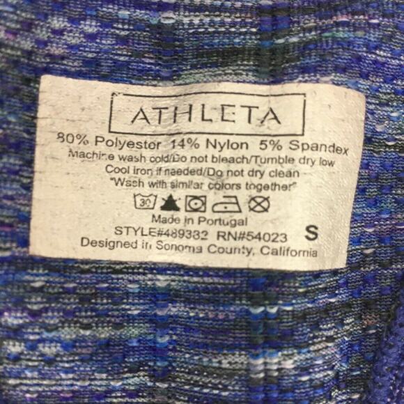 Athleta Fastest Track Tank Top Blue Racerback Small - Picture 10 of 10